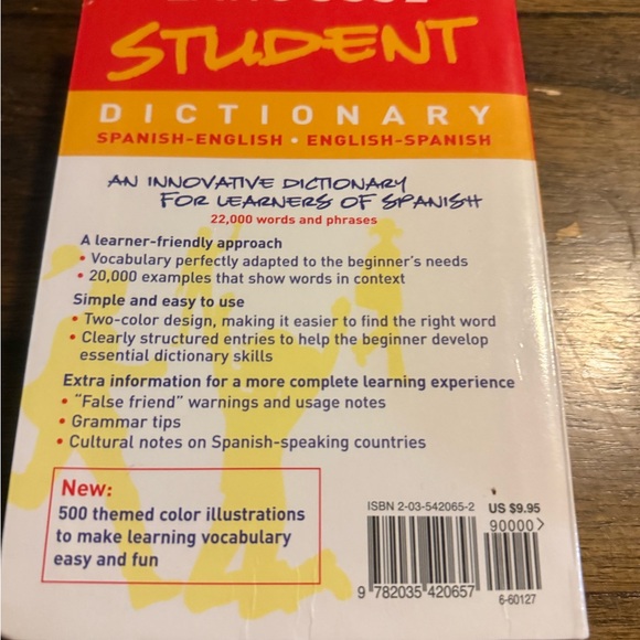 Student dictionary Spanish to English and English to Spanish - Picture 3 of 4